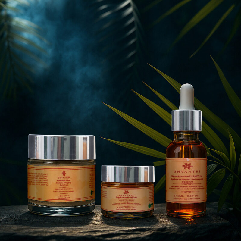 Kumkumadi Saffron Radiance Moisturize Rejuvenate Noble Gift Set - Image 3